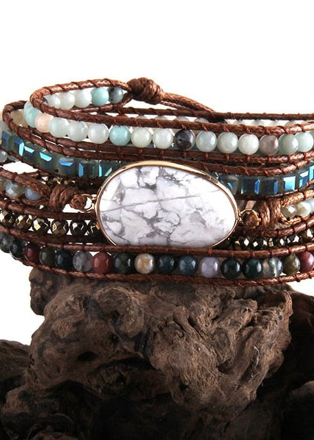 Natural Stone Boho Bracelet