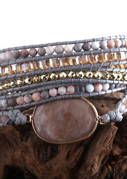 Beaded Wrap Bracelet