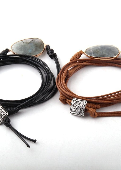 Leather Boho Bracelet