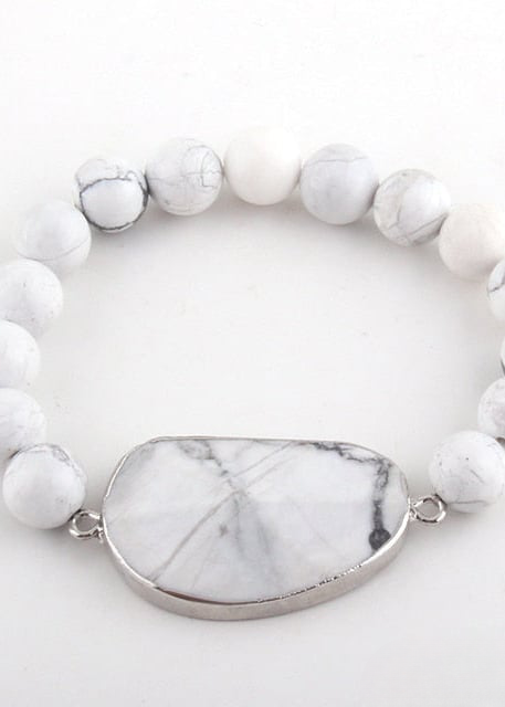 Boho Bracelet - Amazonite Natural Stone