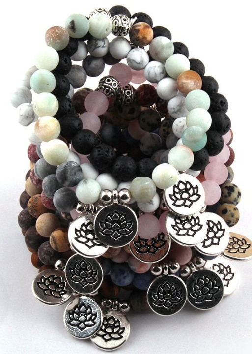 Natural Stone Boho Bracelet for Woman