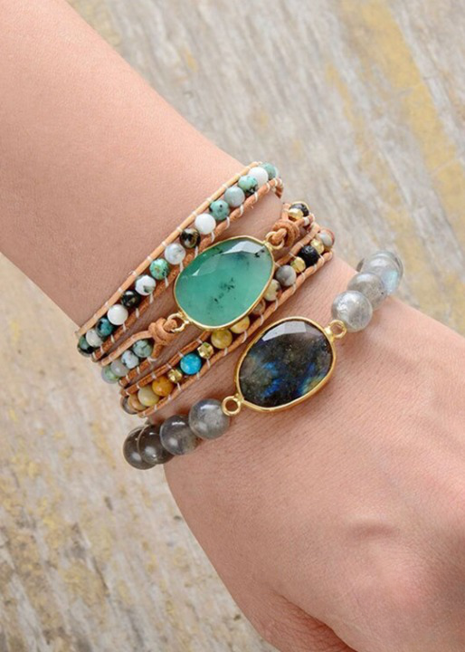 Stretchy Bead Boho Bracelets