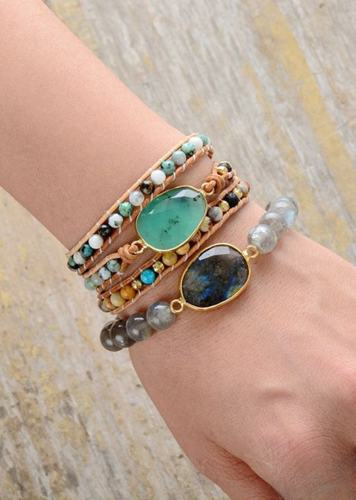 Stretchy Bead Boho Bracelets