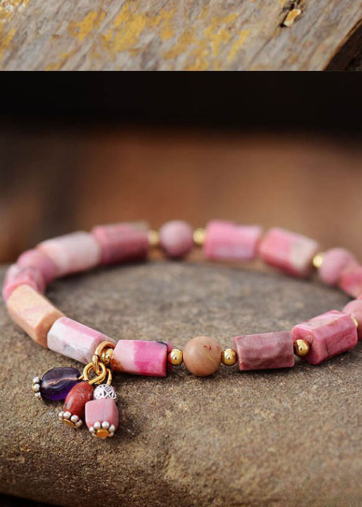 Stretchy Beaded Boho Bracelet