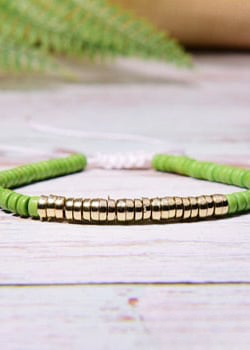 Boho Bracelet - Colorful Shell Gold