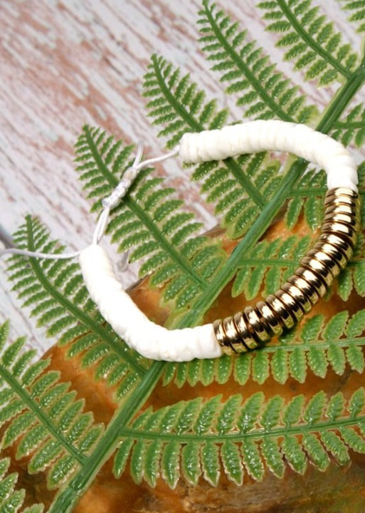 Boho Bracelet - Colorful Shell Gold