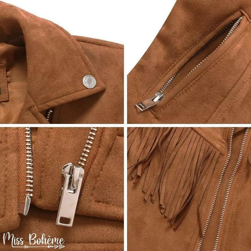 Boho Brown Perfecto Jacket