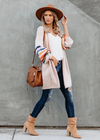 Boho Cardigan Striped Oversized Sleeves