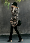 Boho cardigan leopard print vintage