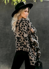 Boho cardigan leopard print vintage