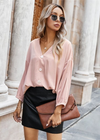 Blouse Boho Pink Cardigan buttoned