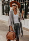 Boho Long Cardigan with Fringes