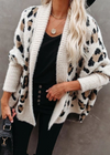 Boho Cardigan Mid-length Stylish pattern Leopard