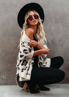 Boho Cardigan Mid-length Stylish pattern Leopard