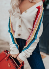 Boho Crop Cardigan Buttoned Long Sleeve