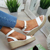 Boho Chic Beach Wedge Sandals