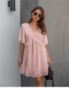 Boho Chic Powder Pink Dress