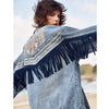 Boho Denim Fringed Jacket