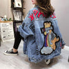 Boho Denim Jacket Teddy Bears