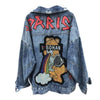 Boho Denim Jacket Teddy Bears