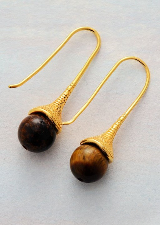 Boho Dangle Gold Earrings