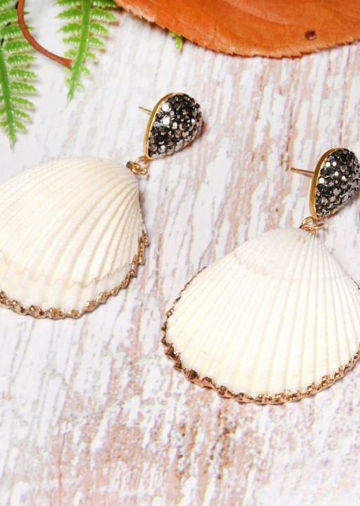 Boho Dangle Shell Earrings