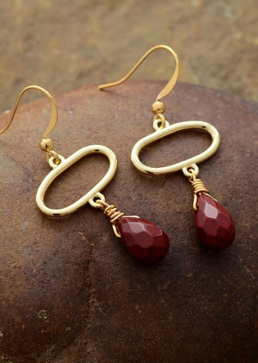 Boho Dangle Beads Earrings