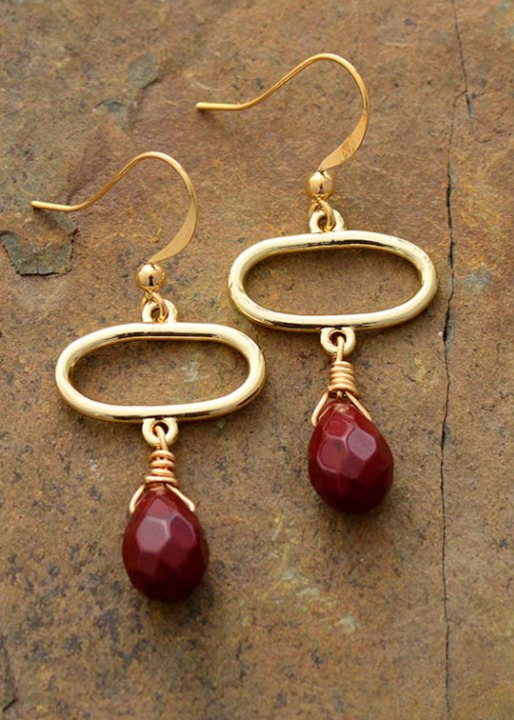 Boho Dangle Beads Earrings