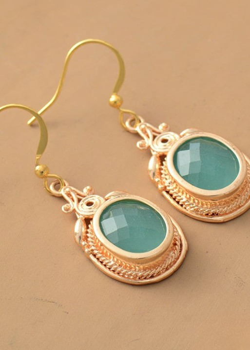 Boho Gold Earrings Wedding