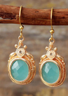 Boho Gold Earrings Wedding