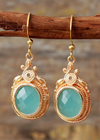 Boho Gold Earrings Wedding