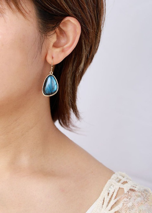 Boho Beaded Hoop Earrings