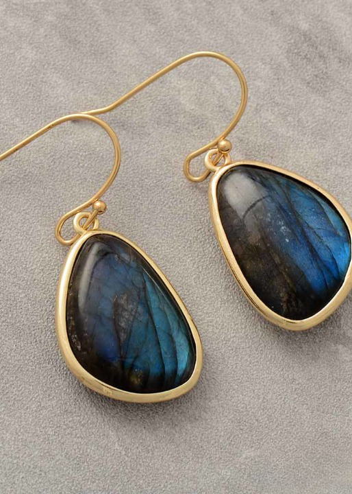 Boho Beaded Hoop Earrings