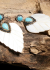 Boho Leaf Drop Earrings