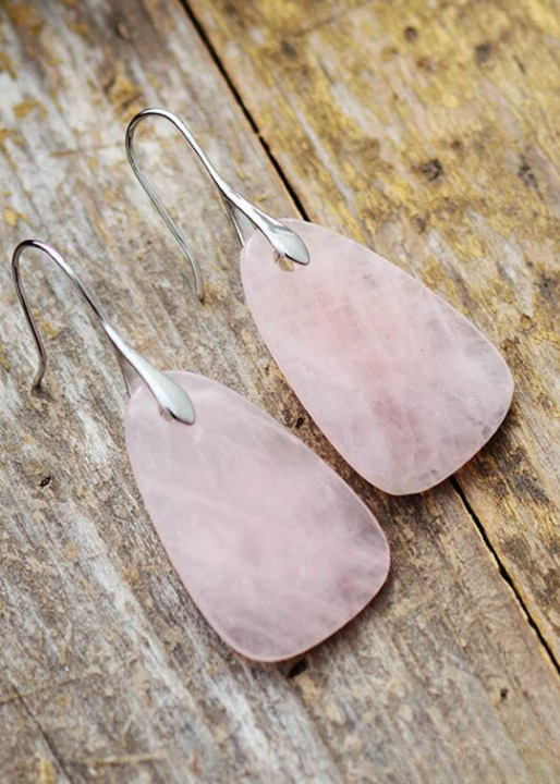 Quartz Boho Dangle Earrings