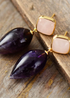 Teardrop Dangle Boho Earrings