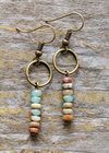 Vintage Boho Dangle Gold Earrings