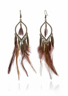 Boho Feather Earrings