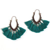 Boho Earrings Pompoms