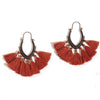 Boho Earrings Pompoms