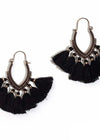 Boho Pompoms Earrings