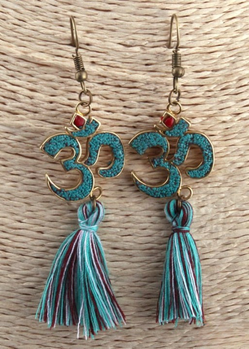 Pompoms Boho Dangle Earrings
