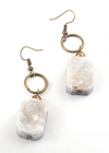 Boho Dangle Earrings - Natural Stone