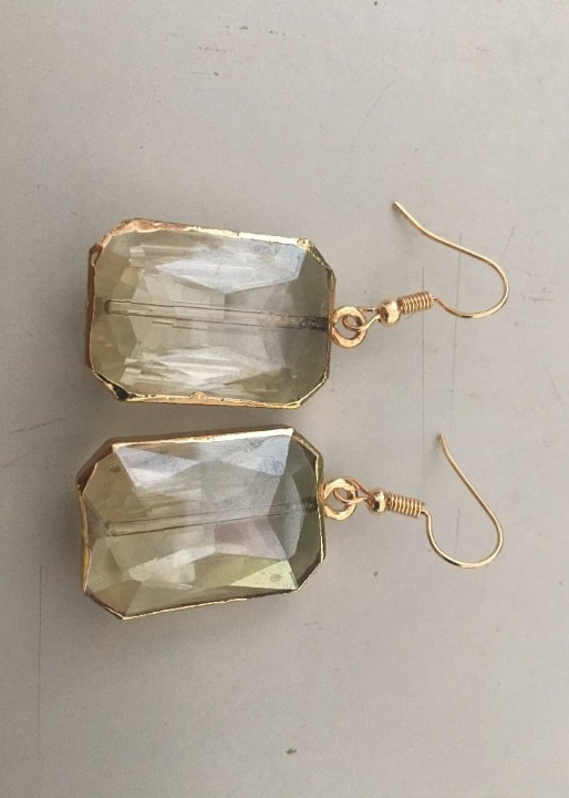 Boho Crystal Dangle Earrings