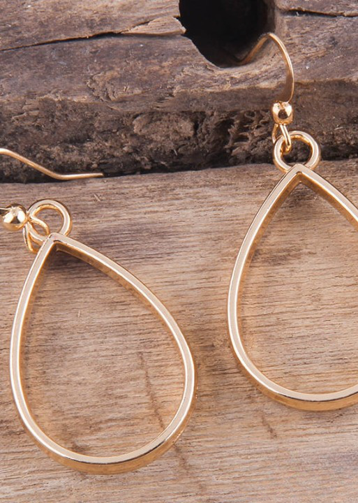 Boho Gold Hoop Earrings