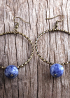 Boho Vintage Earrings - Natural Stone