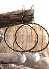 Boho Vintage Earrings - Natural Stone