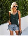 Boho Emerald Green Top