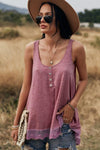 Boho Flared Long Tank Top