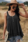 Boho Flared Long Tank Top